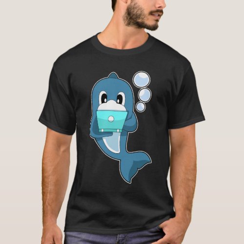 Dolphin Laptop T_Shirt