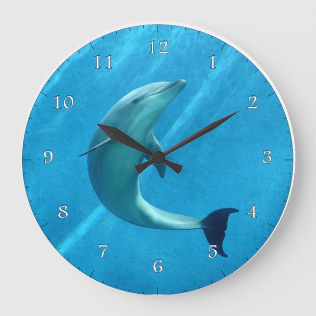 Dolphin Large Clock (Front)