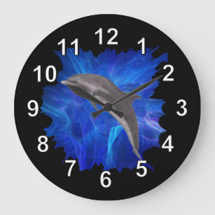 Dolphin Leaping Clock