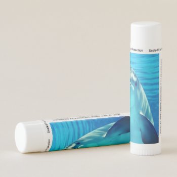 Dolphin Lip Balm by MarblesPictures at Zazzle