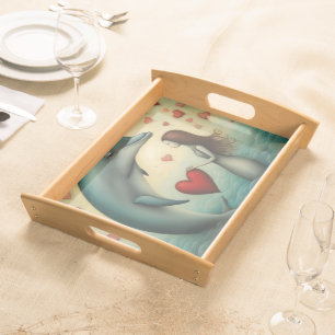 Dolphin Love 1 Serving Tray