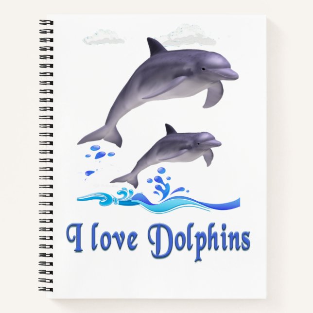 Dolphin Love Notebook (Front)