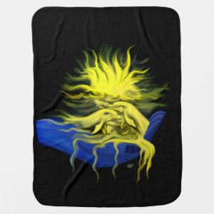 Dolphin Love Stroller Blanket