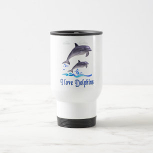 Dolphin Love Travel Mug
