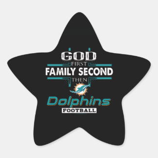 Dolphin Lover| Dolphins Football Is Second Family Star Sticker