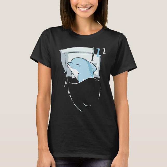 Dolphin Lover Marine Biology Underwater Animal 7 T-Shirt (Front)