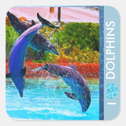 Dolphin Lovers Stickers