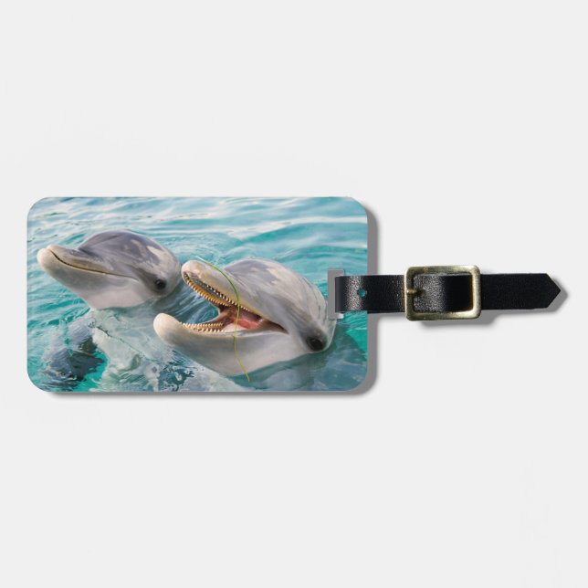 Dolphin Luggage Tag (Front Horizontal)