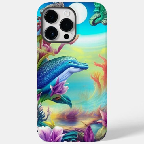 Dolphin Mermaid Ocean Fantasy Art Case_Mate iPhone 14 Pro Max Case