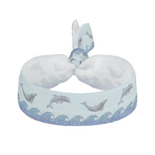 dolphin mosaic hair tie