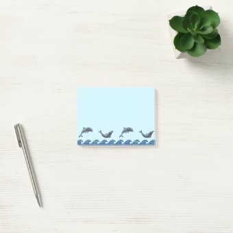 dolphin mosaic post-it notes | Zazzle
