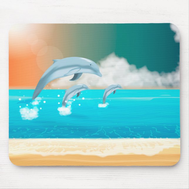 Dolphin Mouse Pad (Front)