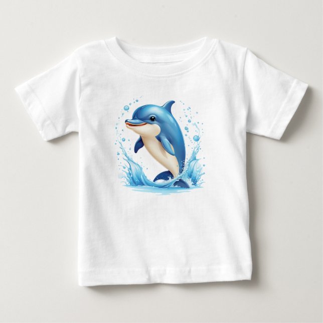 dolphin, nature, water pictures baby T-Shirt (Front)