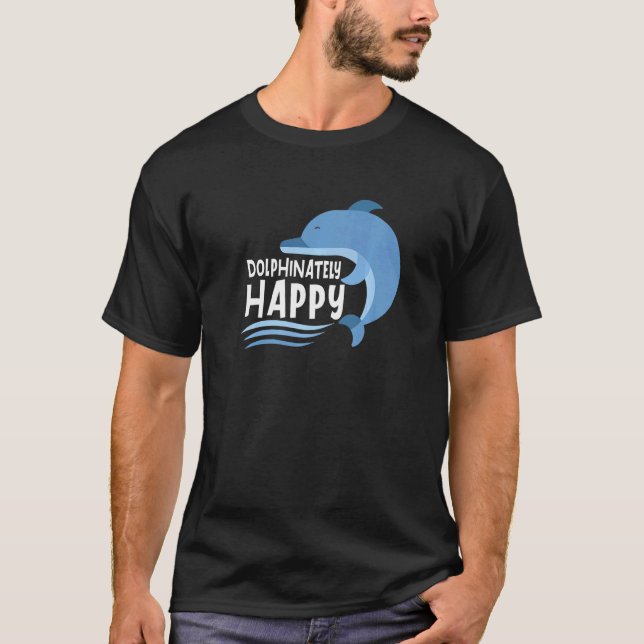 Dolphin Ocean Dolphin Fish T-Shirt (Front)
