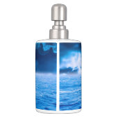 Dolphin Ocean Storm Soap Dispenser And Toothbrush Holder (Back)