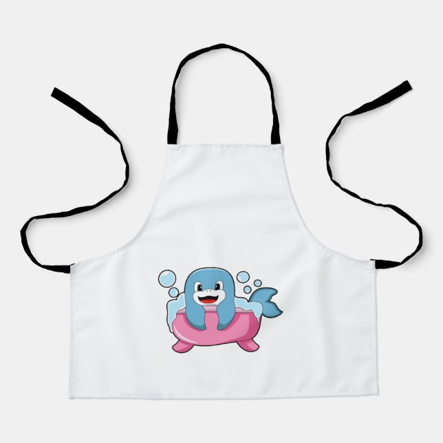 Dolphin on Bathtub Apron (Front)