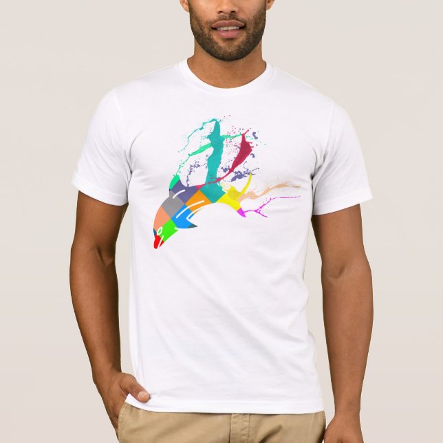 Dolphin Paint T-Shirt (Front)