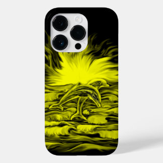 Dolphin pair in the Sunshine Case-Mate iPhone 14 Pro Case
