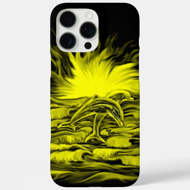 Dolphin pair in the Sunshine Case-Mate iPhone Case (Back)