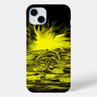 Dolphin pair in the Sunshine iPhone 15 Plus Case