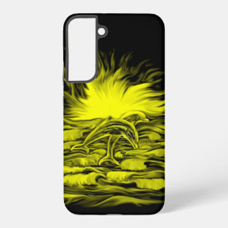 Dolphin pair in the Sunshine Samsung Galaxy S22+ Case