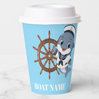 Dolphin Paper Cups