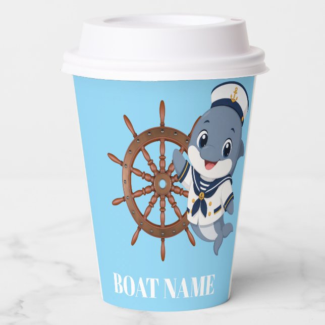 Dolphin Paper Cups (Front)