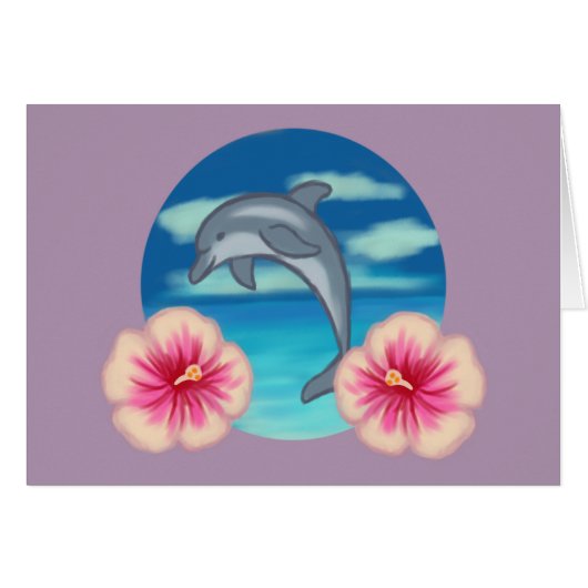 Dolphin Paradise Cards (Front Horizontal)