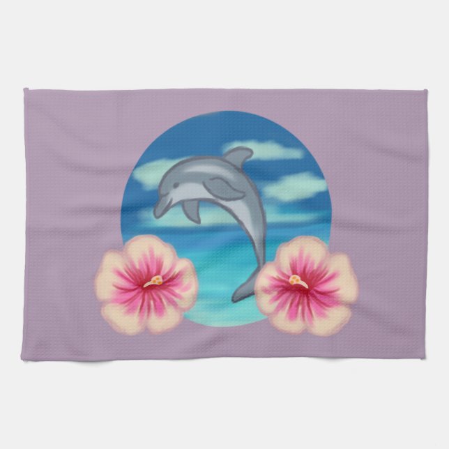 Dolphin Paradise Towel (Horizontal)