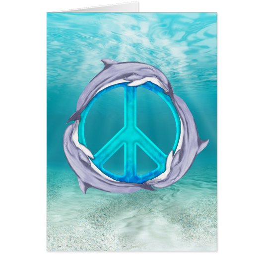 Dolphin Peace Cards (Front)