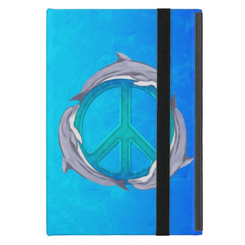 Dolphin Peace Cover For iPad Mini