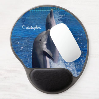 Dolphin Photography Design Gel Mouse Pad
