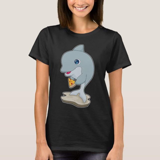 Dolphin Pizza T-Shirt (Front)