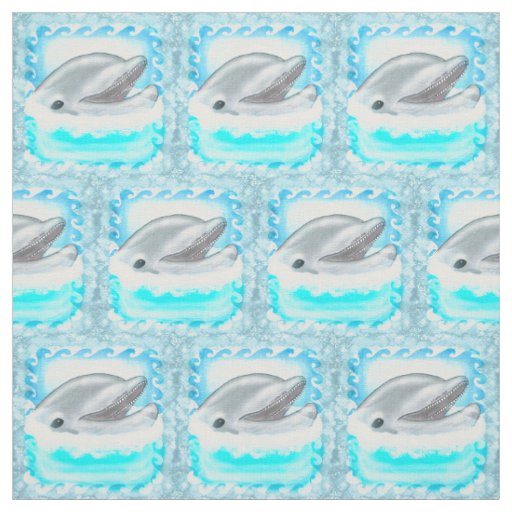 Dolphin Play Fabric