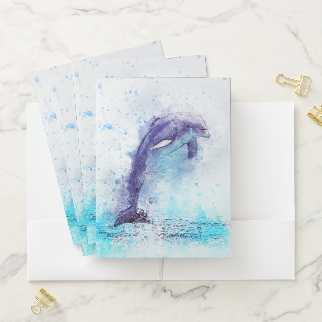 Dolphin Pocket Folder (In Situ)