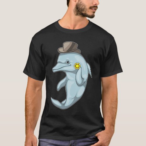 Dolphin Poker Poker chips T_Shirt