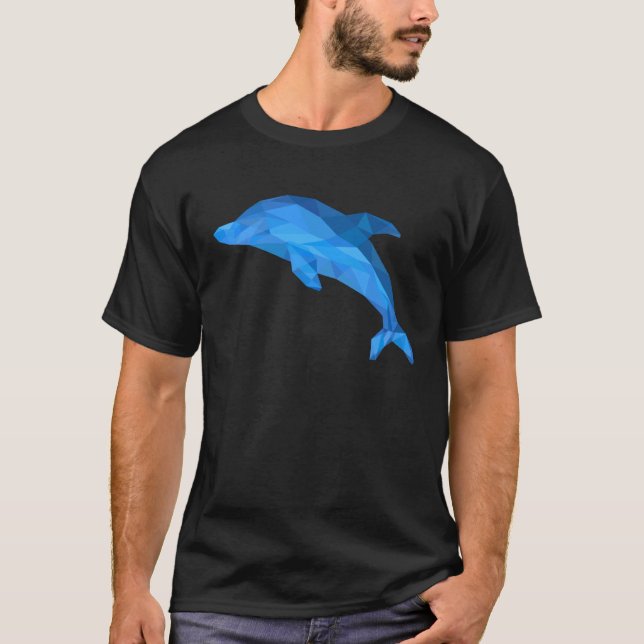 Dolphin  Polygon Poly Ar Women s T-Shirt (Front)