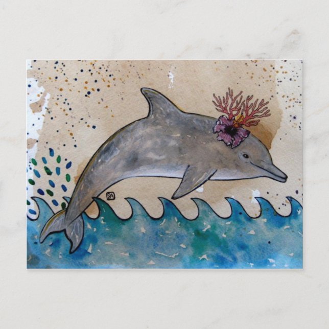 Dolphin Postcard (Front)