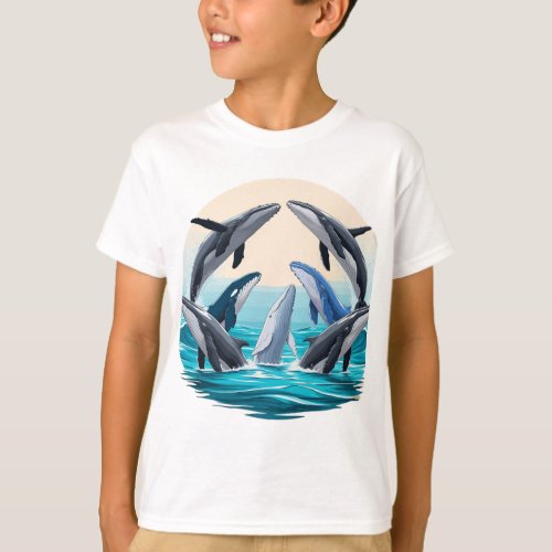 Dolphin print t_shirt kids