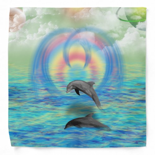 Dolphin Rising Bandana