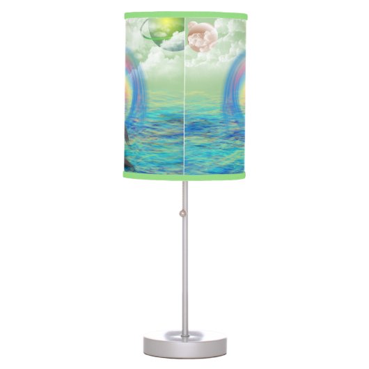 Dolphin Rising Table Lamp (Front)