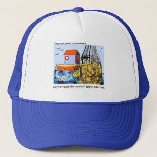 Dolphin Safe Tuba Funny Gifts Tees & Collectibles Trucker Hat
