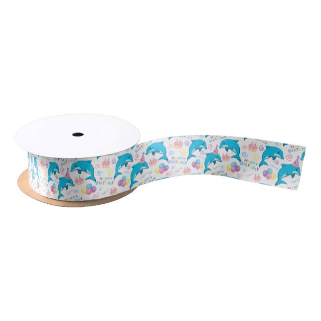 Dolphin Satin Ribbon (Spool)