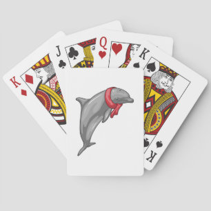 Dolphin Scarf Poker Cards