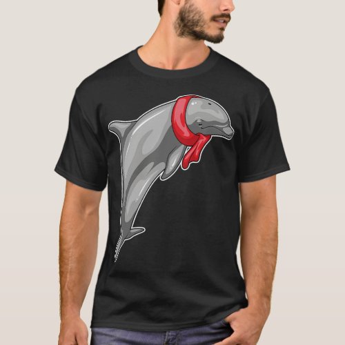 Dolphin Scarf T_Shirt