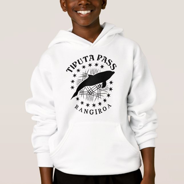 Dolphin Scuba Diving Rangiroa Lagoon - Tiputa Pass Hoodie (Front)