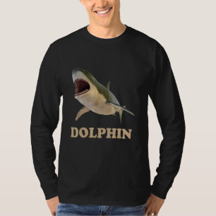 Dolphin Shark  Confusion Prank Meme Adult Humor T-Shirt