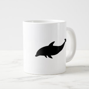 Dolphin Silhouette Large Coffee Mug