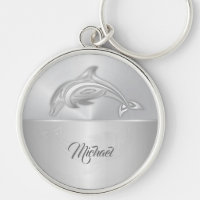 Dolphin  Silver Monogram