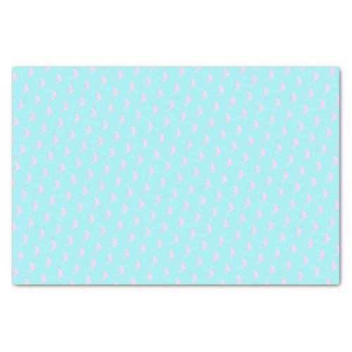 Dolphin simple clean fresh marine aqua pink   tissue paper